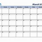 blank march calendar1