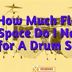 How big is a drum set?1