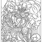 carnage spiderman coloring pages printable4