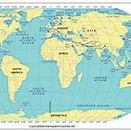 printable map of world continents and oceans2