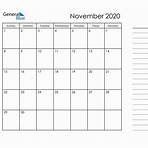 free november 2020 calendar template3
