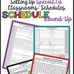 free sample schedule of events worksheet for students with autism programs1