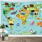 which is the best definition of a world map for children's room in school1