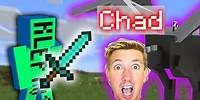 I defeat Chad in Minecraft