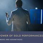 What is the background of a solo performer?2