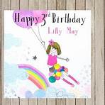How old is the girl on the birthday card%3F4