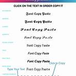free copy and paste font generator text4