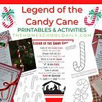 free printable candy cane legend bookmarks1