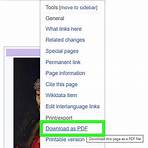 How do I download Wikipedia as a PDF?3
