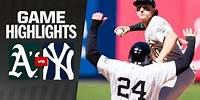 A's vs. Yankees Game Highlights (4/22/24) | MLB Highlights