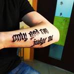 only god can judge me tattoo2