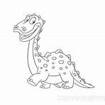dinosaurio animado para colorear2