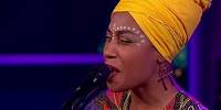 Tavis Smiley | Singer Jazzmeia Performs “Lift Every Voice and Sing” / Moanin' (medley) | PBS