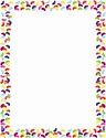 Page border featuring jelly beans. Free downloads at http ...