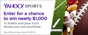 Sign up for the Yahoo Sports Holiday Sweepstakes